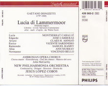 JOSE CARRERAS "Lucia di Lammermoor" 2cd- 426 563-2