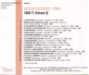 JACQUES DUTRONC - Story - VG 654003