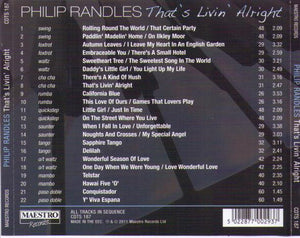 PHILIP RANDLES 'That's Livin' Alright' CDTS 187