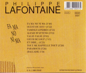 PHILIPPE LAFONTAINE - VG 600257