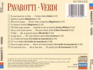 LUCIANO PAVAROTTI "Verdi" 417 570-2