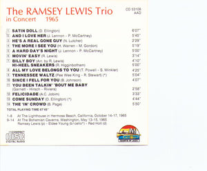 The RAMSEY LEWIS Trio - in Concert 1965 - CD 53108